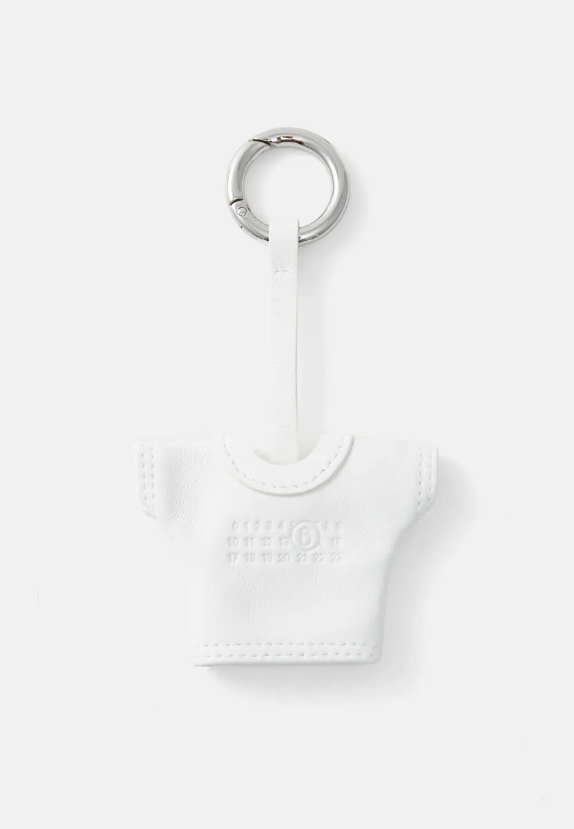 KEY CHAIN + BAG CHARM UNISEX - Schlüsselanhänger - white