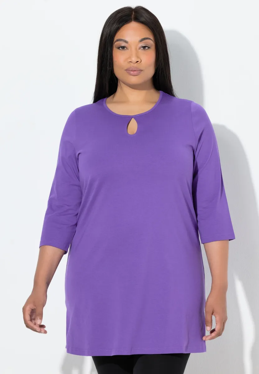 KEYHOLE CUTOUT 3/4 - Langarmshirt - purple