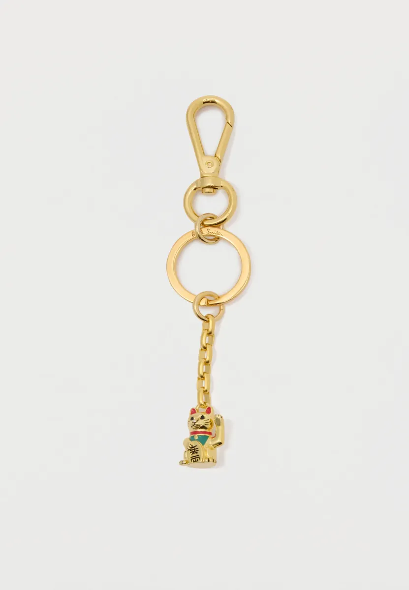 KEYRING CAT UNISEX - Schlüsselanhänger - gold-coloured