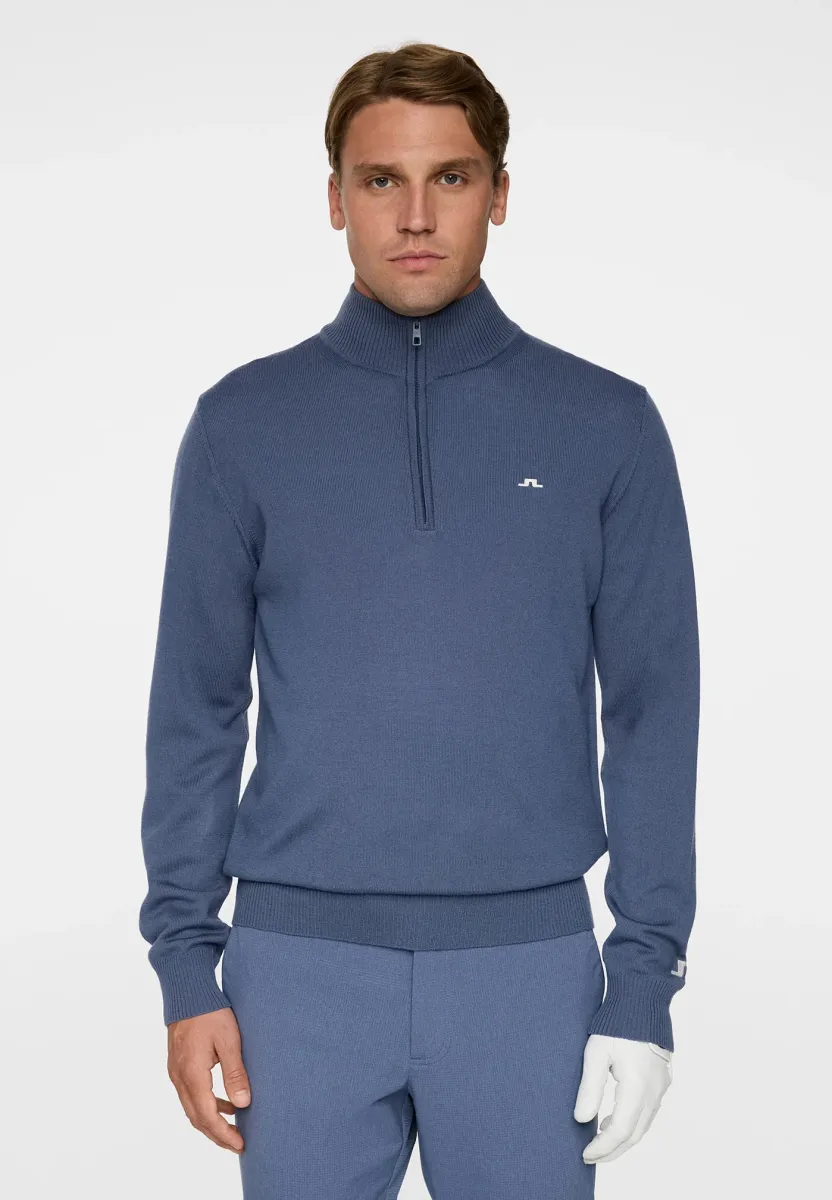 KIAN ZIPPED  - Strickpullover - vintage indigo