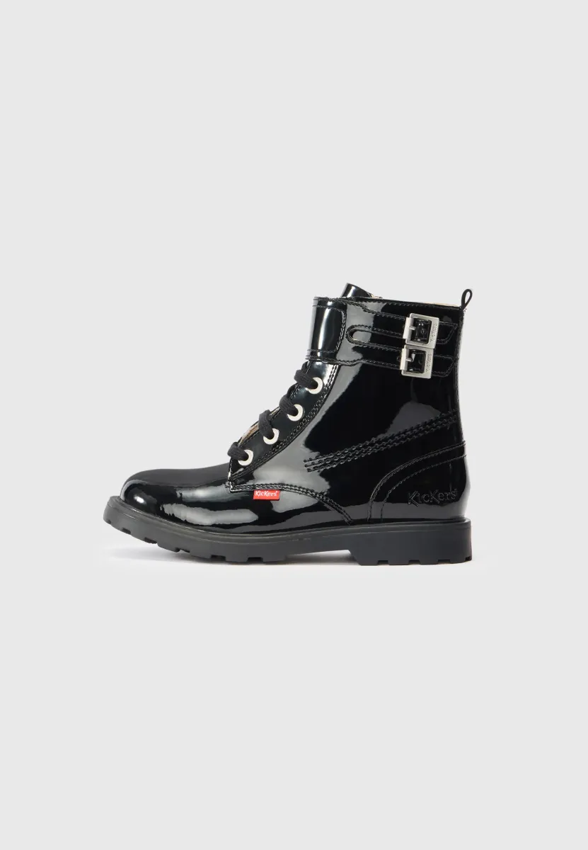 KICK BLUSH - Schnürstiefelette - black