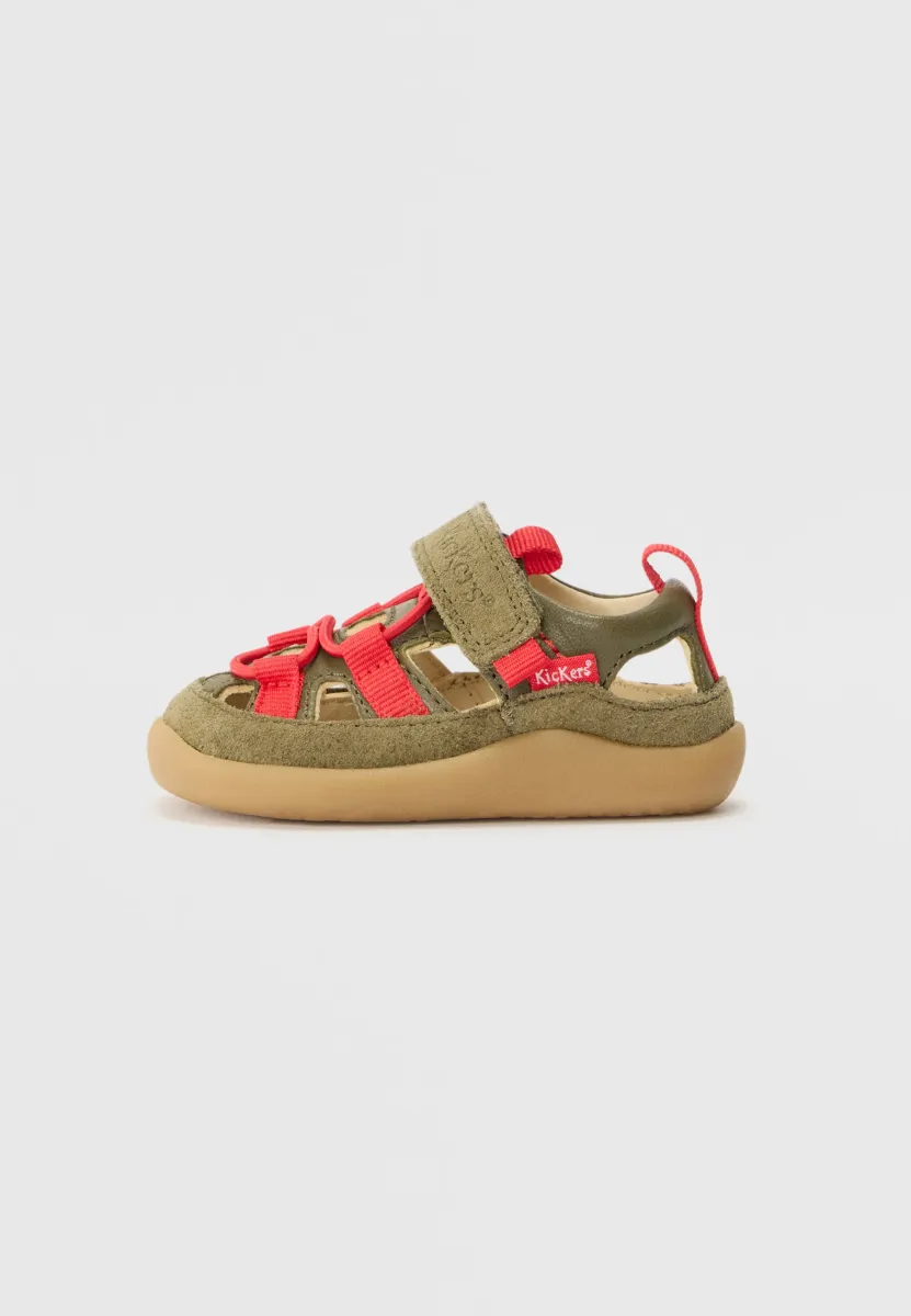 KICK FRONY BAREFOOT UNISEX - Riemensandalette - kaki
