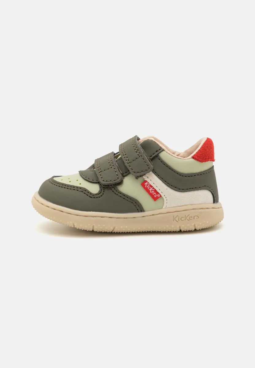 KICKMOTION UNISEX - Sneaker low - kaki/vert/blanc