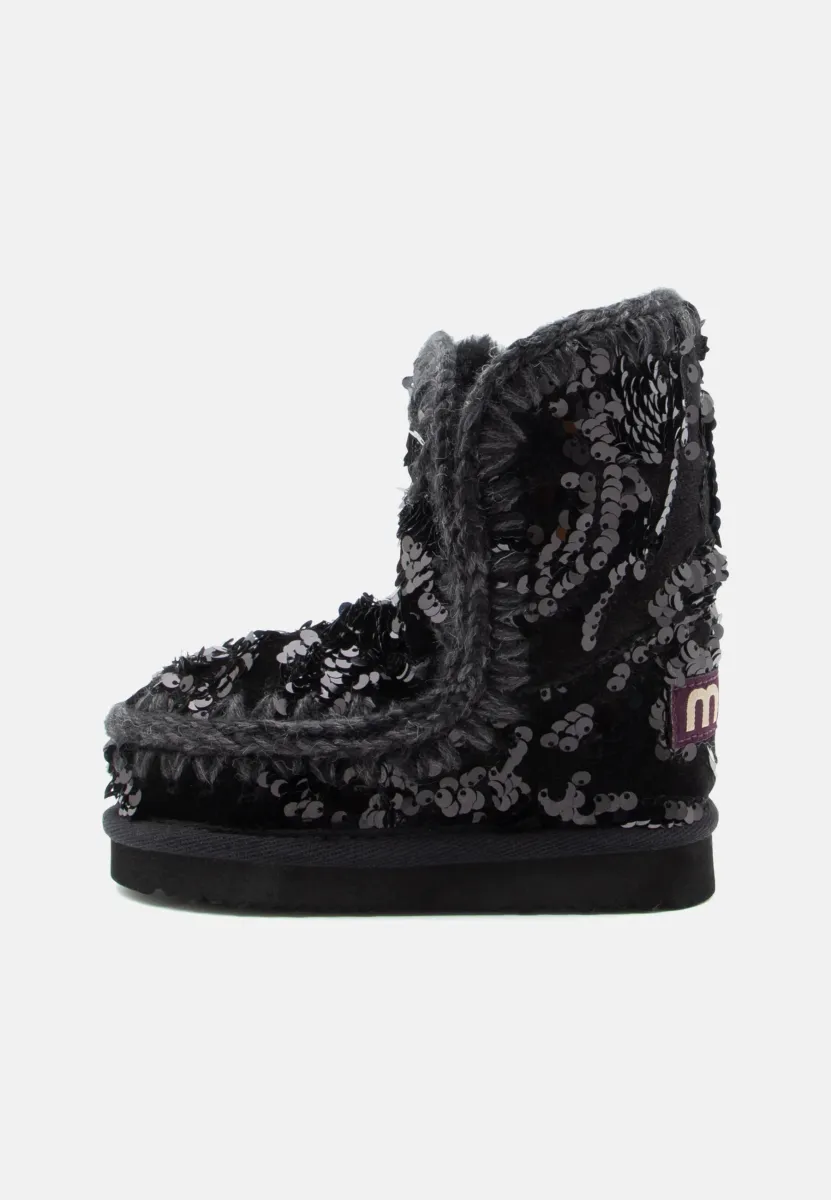 KID GLAMOUR SEQUINS - Stiefel - black
