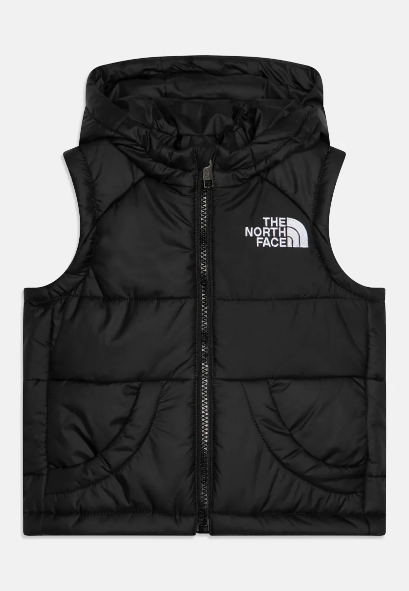 KID HOODED VEST - Weste - black