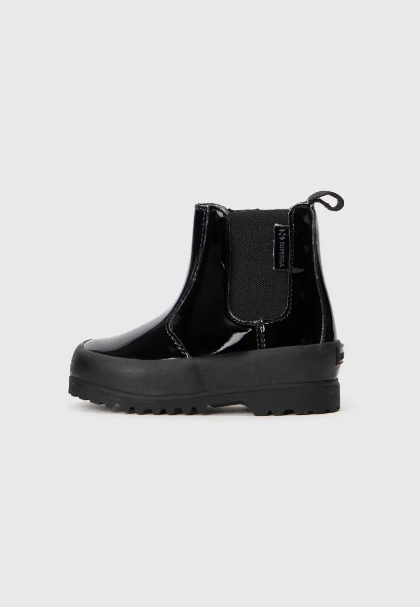 KIDS ALPINA SHINY - Snowboot/Winterstiefel - total black