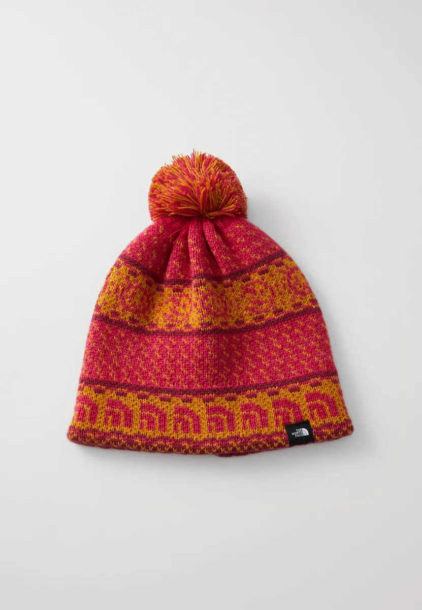 KIDS CABIN SKI TUKE UNISEX - Mütze - citrine yellow jacquard