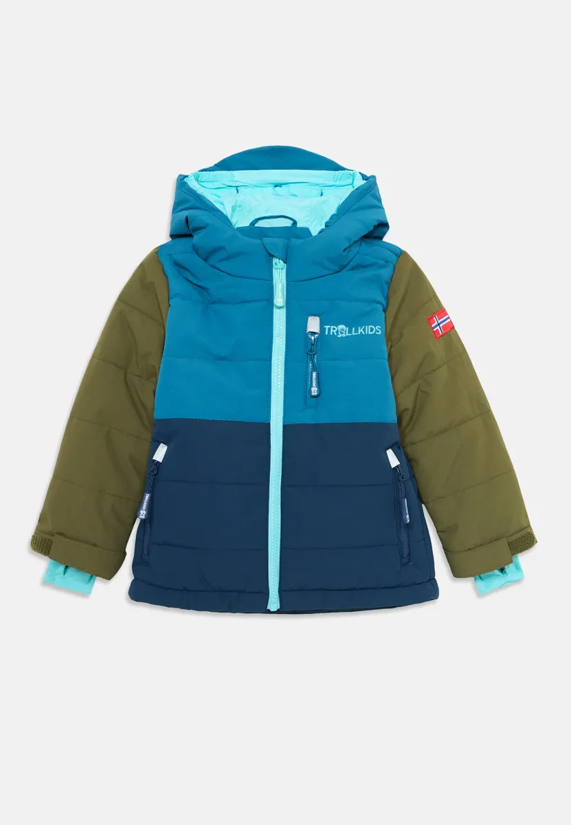 KIDS HEMSEDAL SNOW JACKET UNISEX - Winterjacke - dark marine/mystic blue/pine green