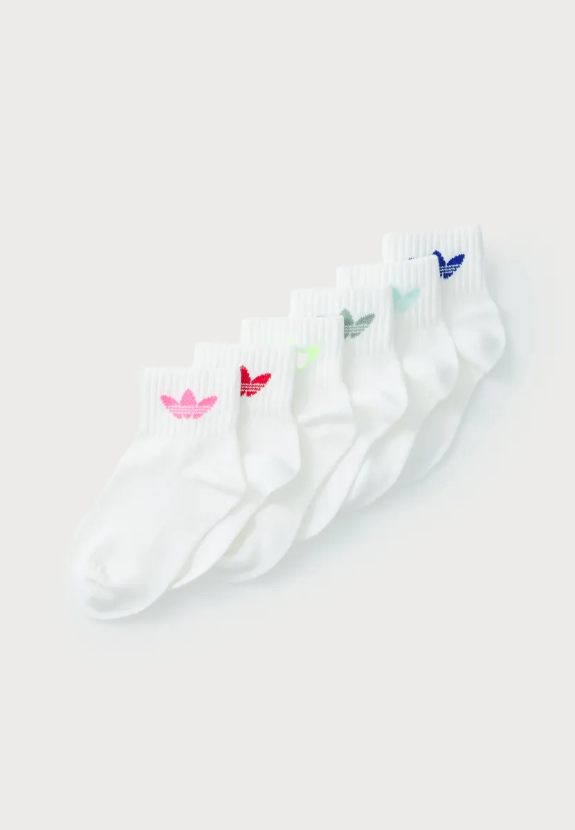 KIDS SOCK UNISEX 6 PACK - Socken - lucid pink/better scarlet/signal green/bright yellow