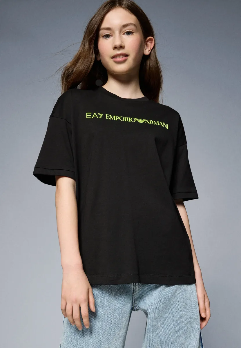 KIDS TEE STYLE UNISEX - T-Shirt print - black/yellow