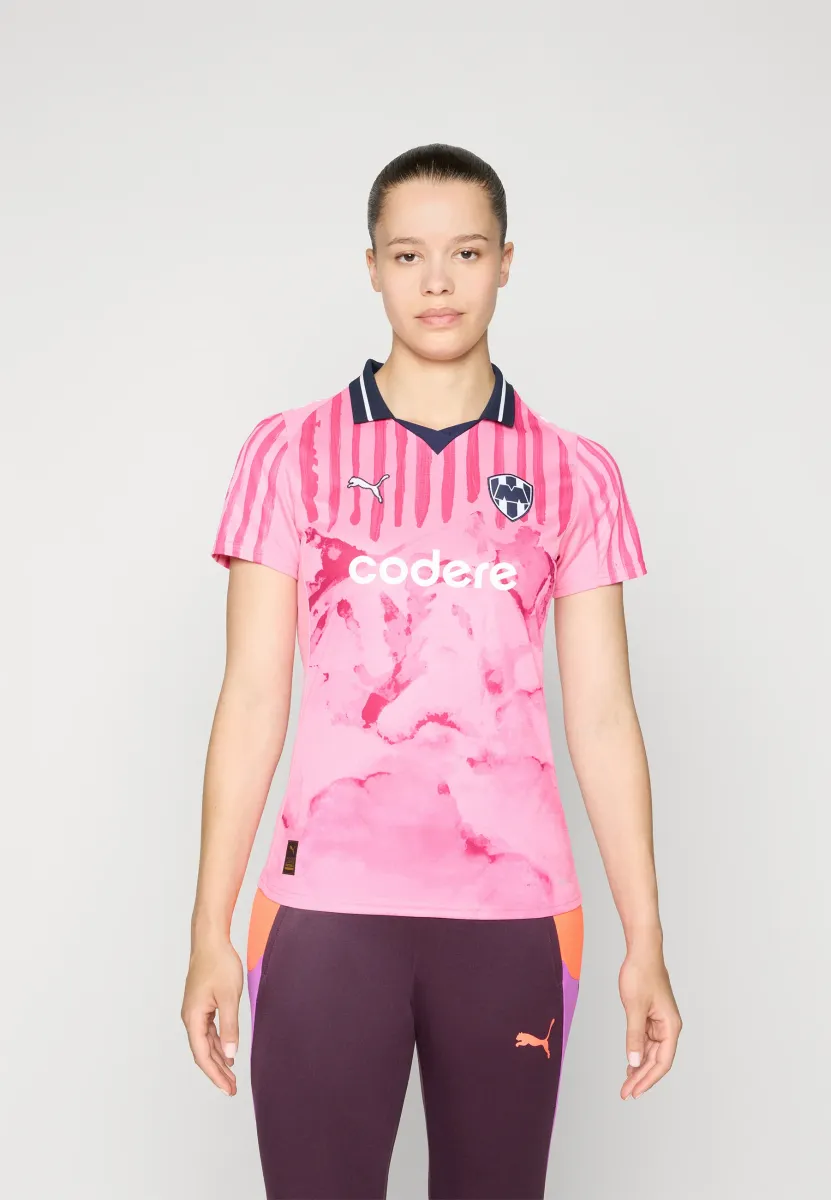 KIDSUPER MONTERREY JERSEY REPLICA W - Vereinsmannschaften - fast pink/white