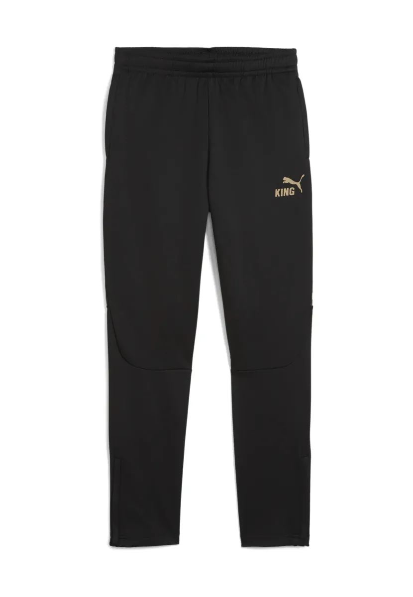 KING FUSSBALL-TRAININGS WINTER - Jogginghose - black- gold