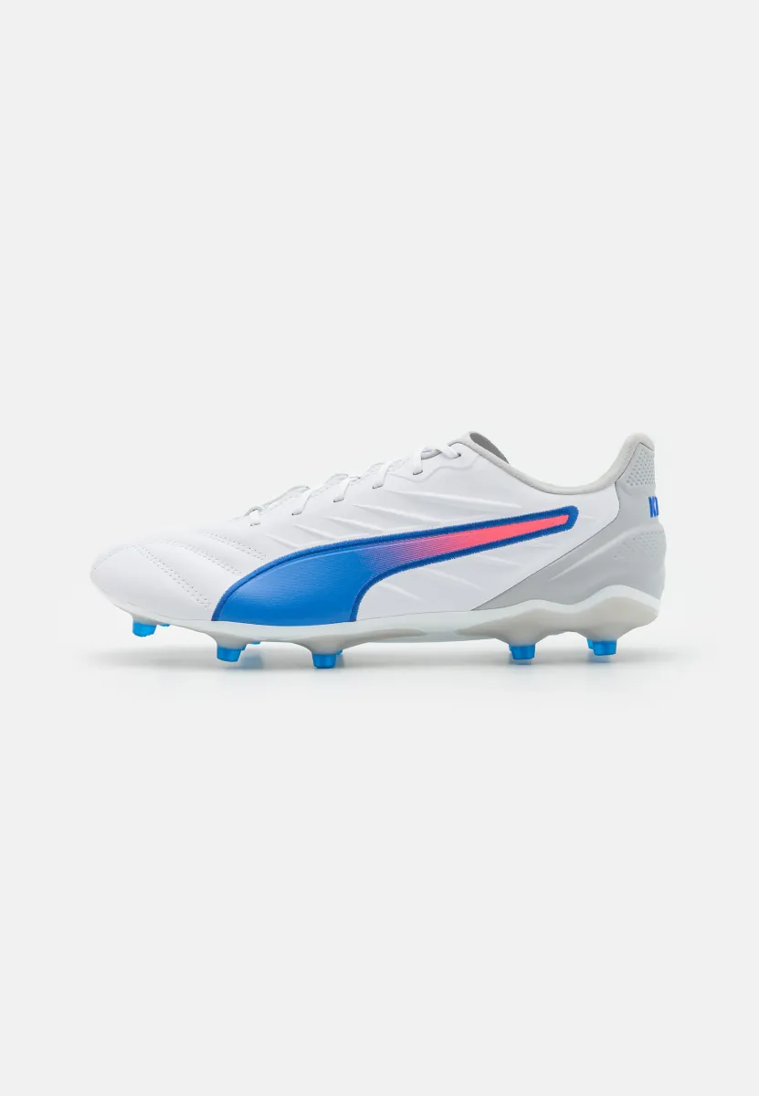 KING PRO FG/AG - Fußballschuhe Kunstrasen - white/bluemazing/flat light gray