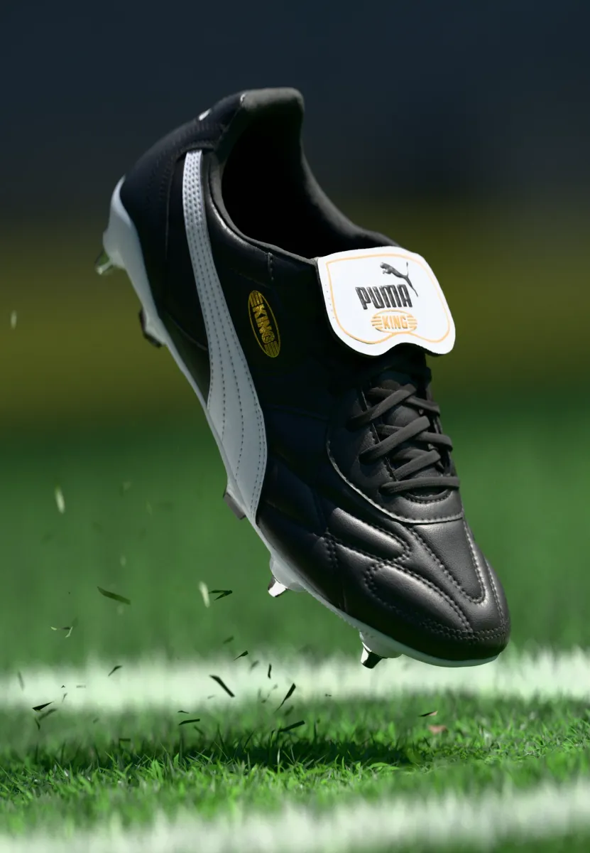 KING TOP MXSG - Fußballschuhe für weichen Untergrund - black/white/gold
