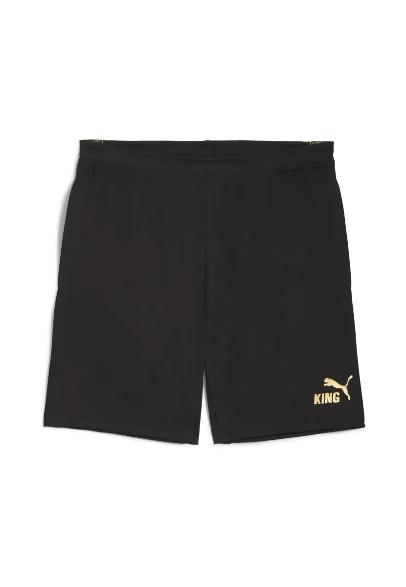 KING TOUCH - Kurze Sporthose - black gold