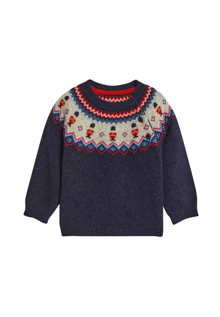 KINGS GUARDS FAIRISLE PATTERN  - REGULAR FIT - Strickpullover - navy