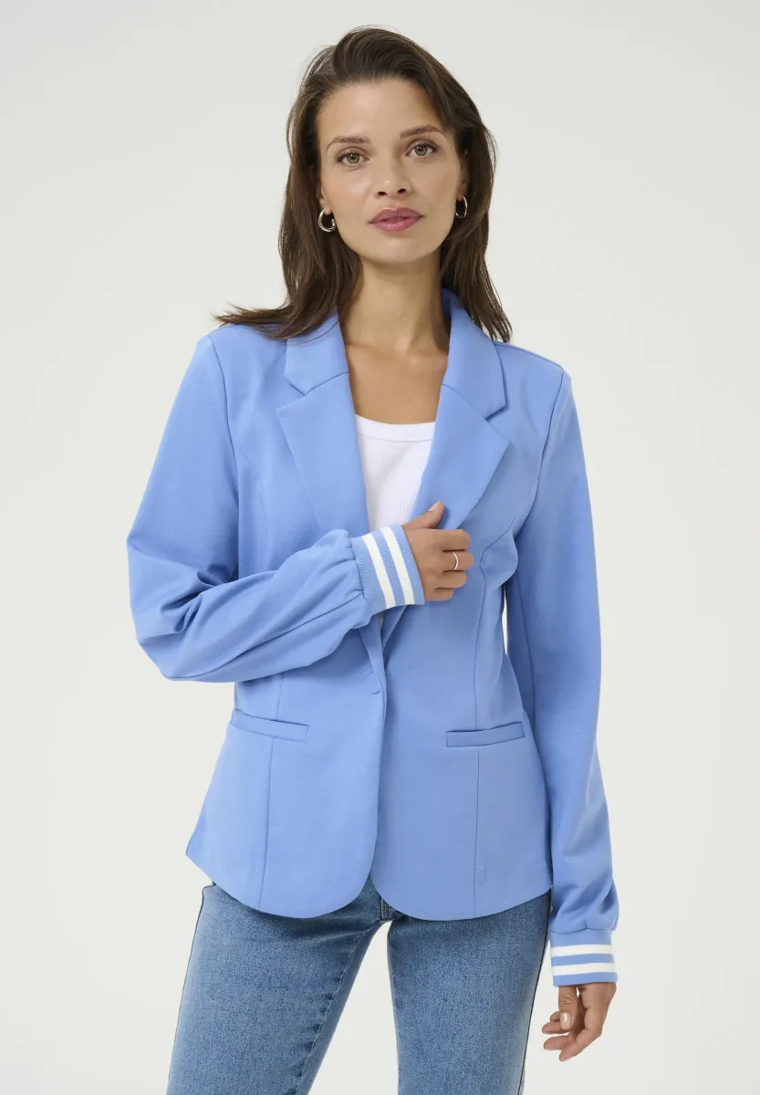 KINNIE - Blazer - ebb flower chalk stripe