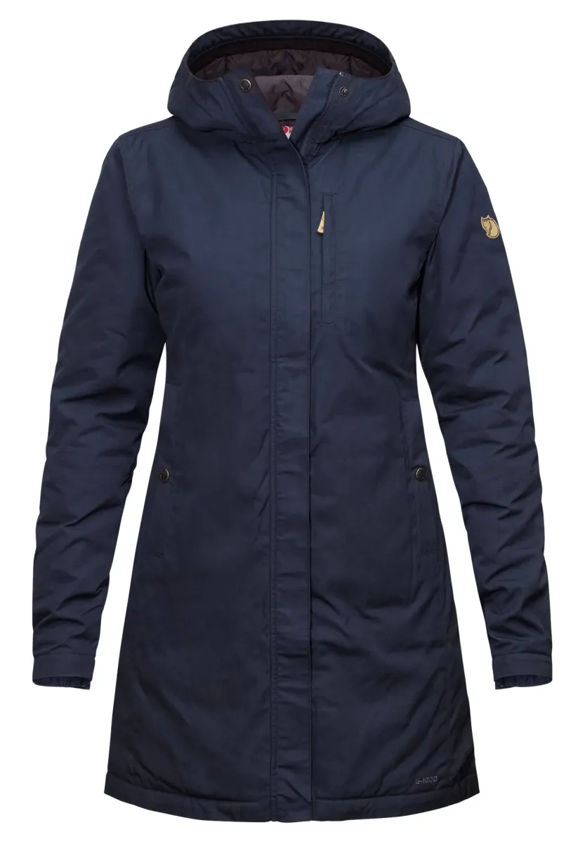 KIRUNA PADDED PARKA W - Parka - dunkelblau