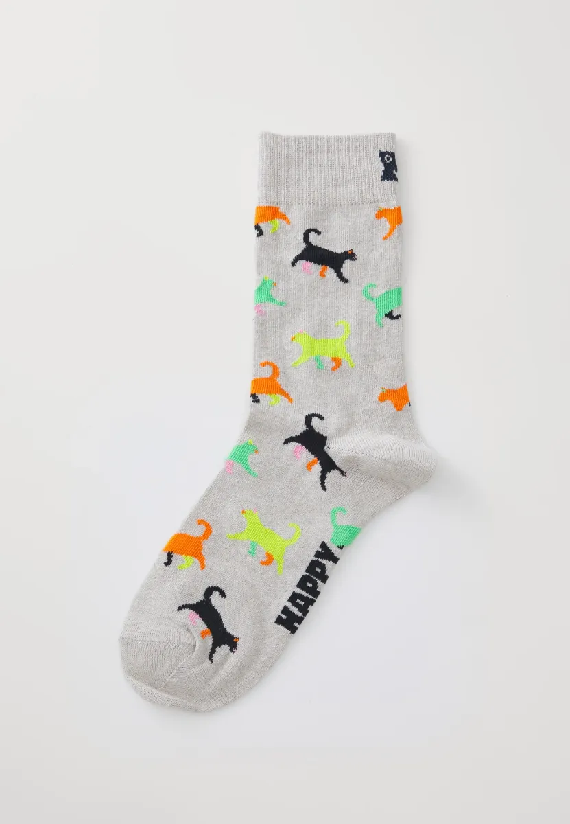 KITTEN LOVE UNISEX - Socken - grey