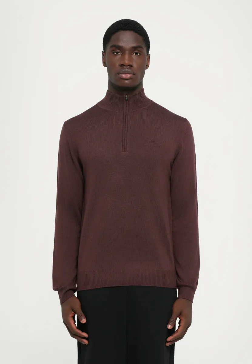 KIYAN QUARTER ZIP - Strickpullover - huckleberry