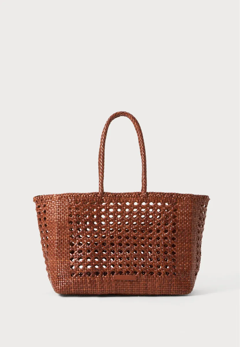 KLARA - Shopping Bag - saddle