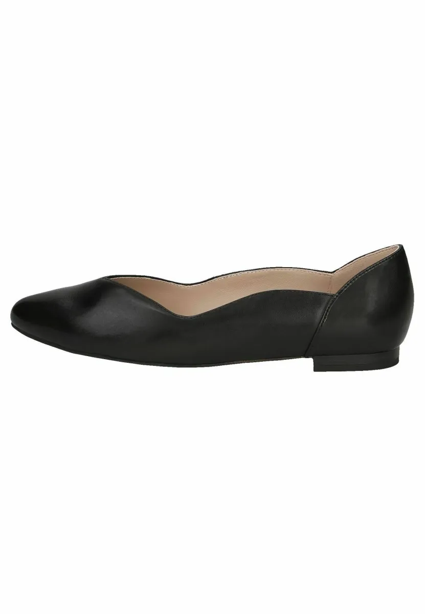 Klassischer Ballerina - black nappa