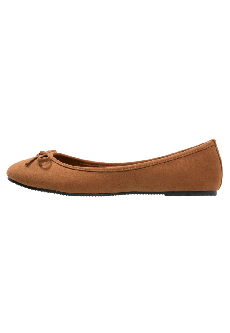 Klassischer Ballerina - cognac
