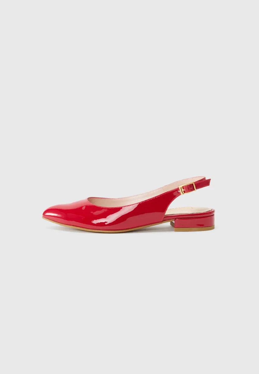 Klassischer Ballerina - poppy red