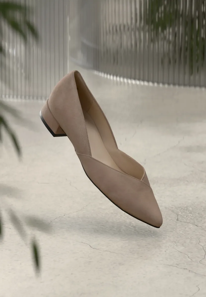 Klassischer Ballerina - taupe