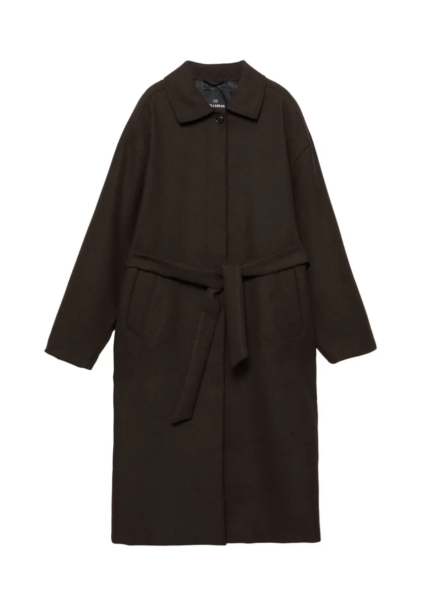 Klassischer Mantel - bordeaux