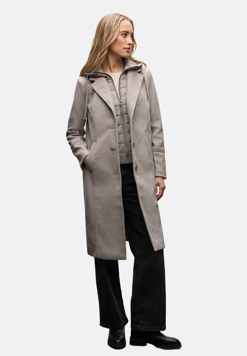 Klassischer Mantel - braun