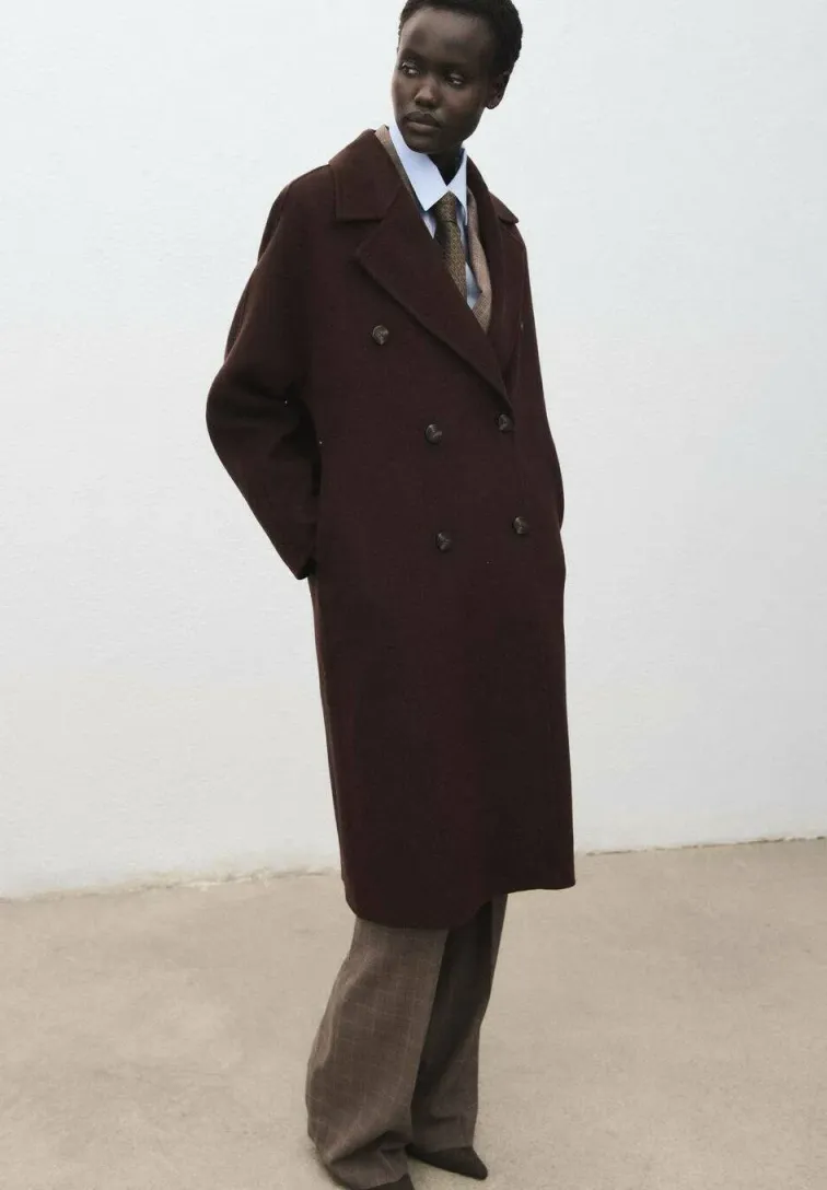 Klassischer Mantel - brown