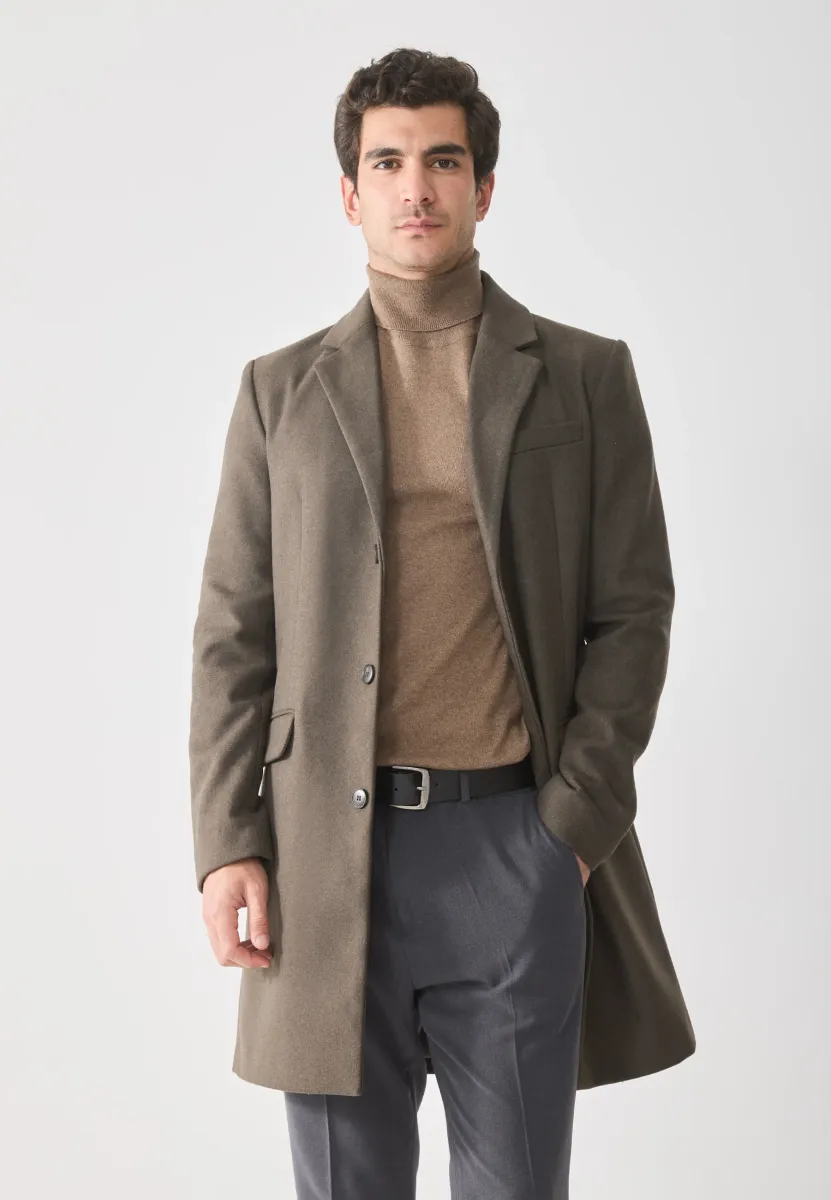 Klassischer Mantel - brown