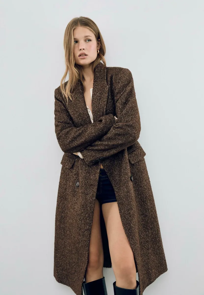 Klassischer Mantel - camel