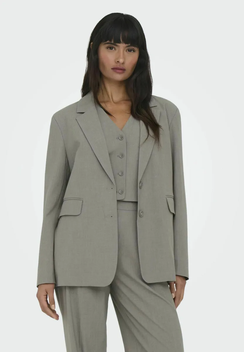 KLASSISCHER ONLMAVIS LOOSE CC TLR - Blazer - brushed grey