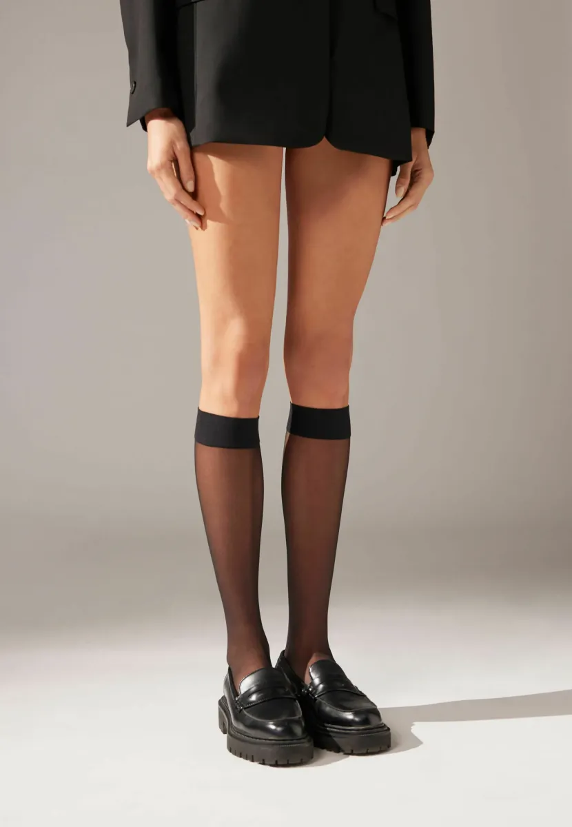 Kniestrümpfe - Black