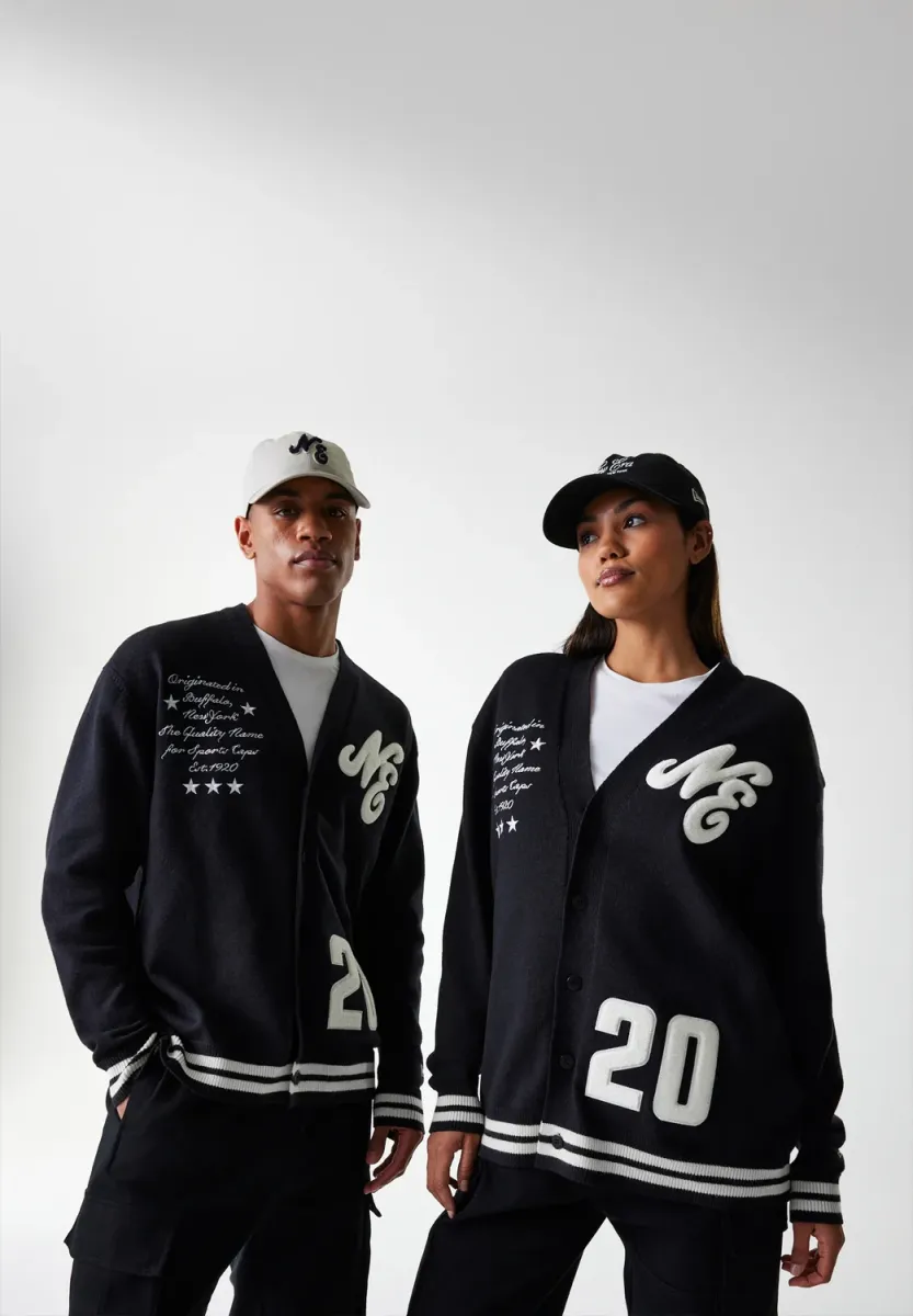 KNIT UNISEX - Strickjacke - black