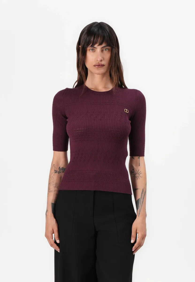 KNITTED - Strickpullover - wine tasting