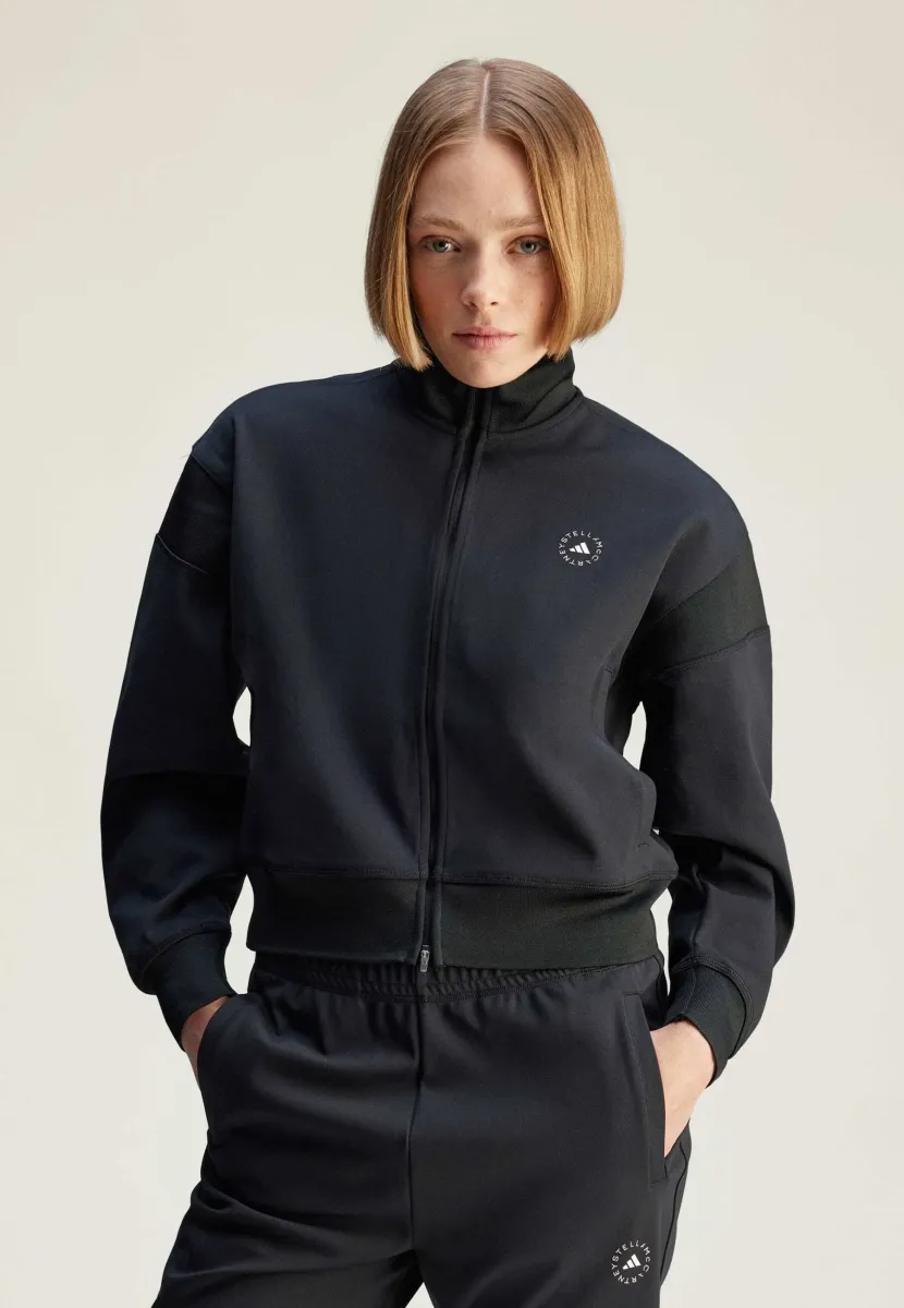 KNITTED TRACK - Trainingsjacke - black