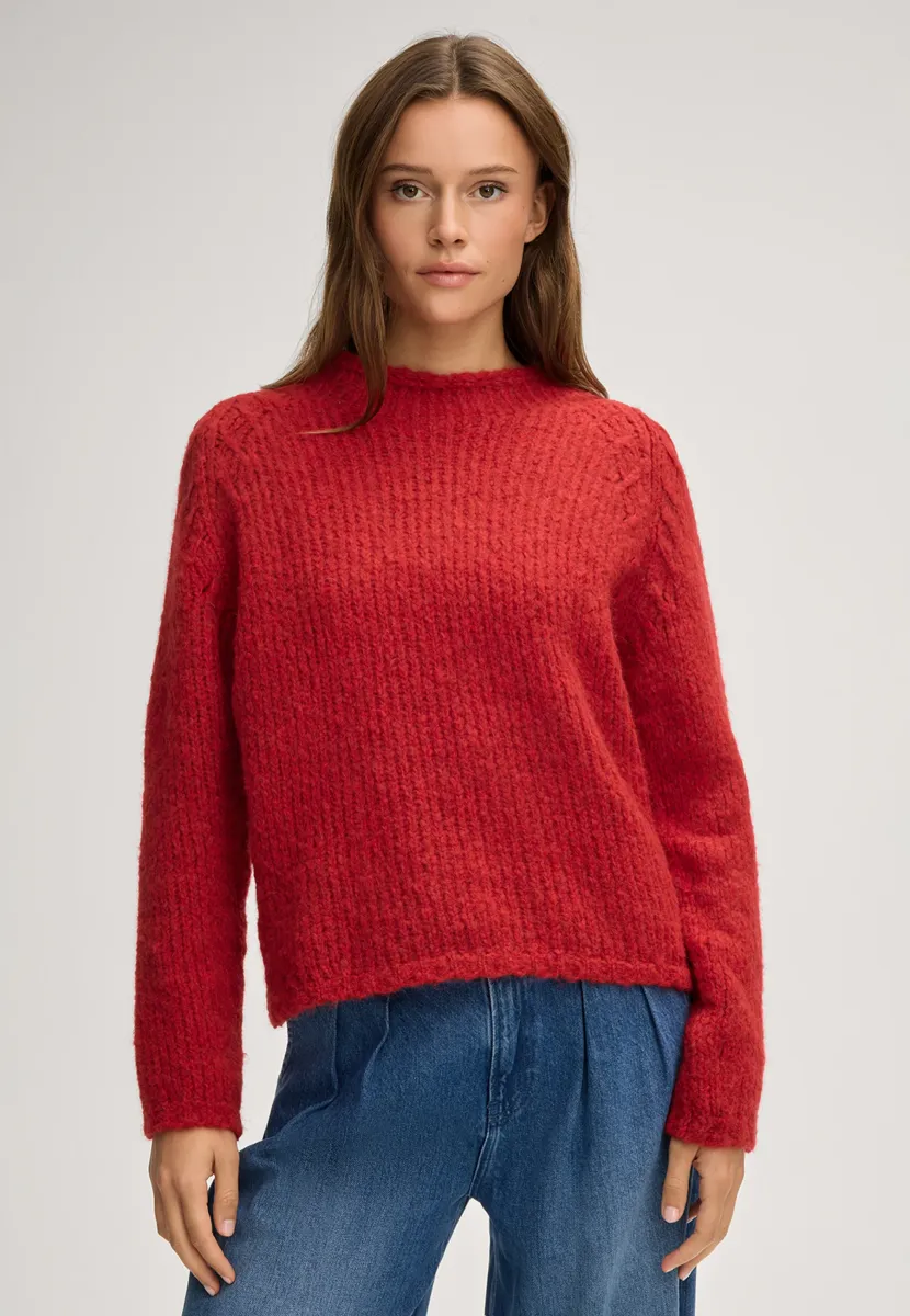 KOBBY - Strickpullover - rot