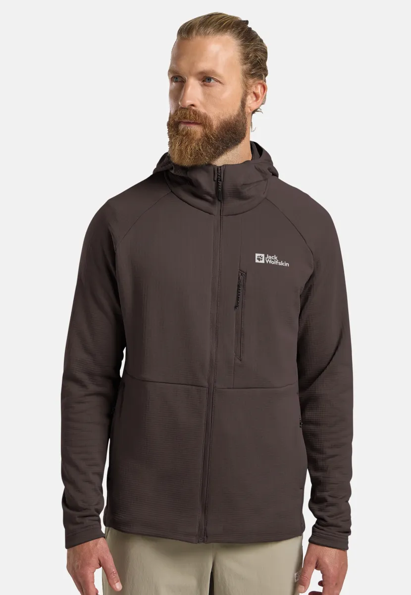 KOLBENBERG HOODED - Fleecejacke - peat