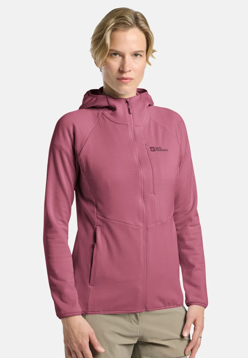 KOLBENBERG HOODED FZ W - Outdoorjacke - raisin