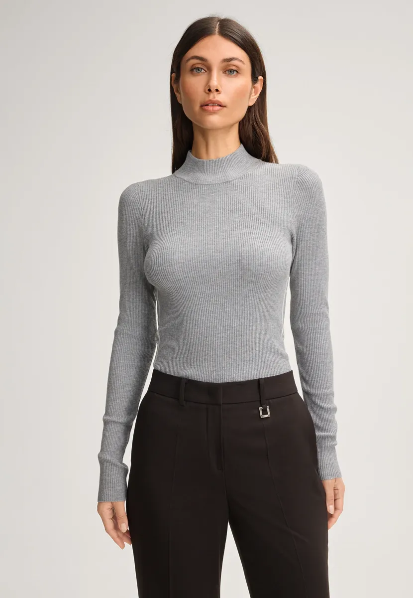 KONI - Strickpullover - hellgrau