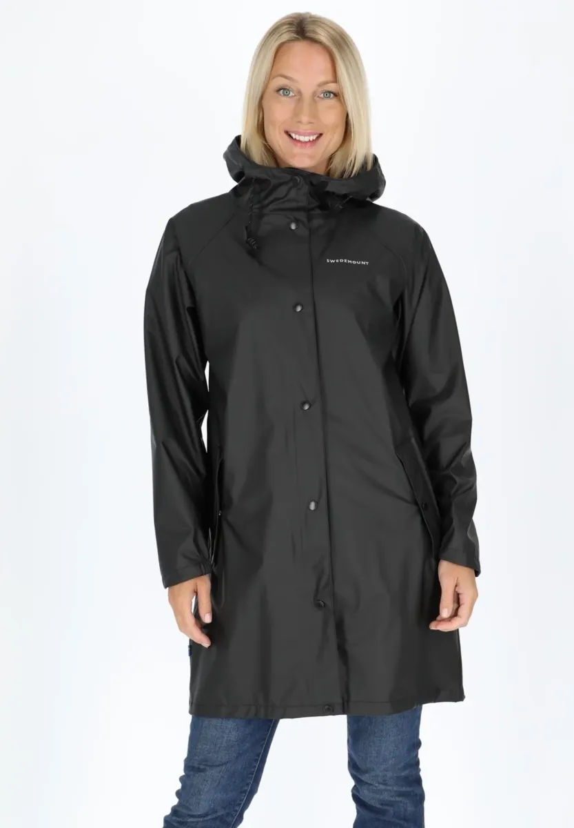 KOSTER LONG W - Regenjacke / wasserabweisende Jacke - black