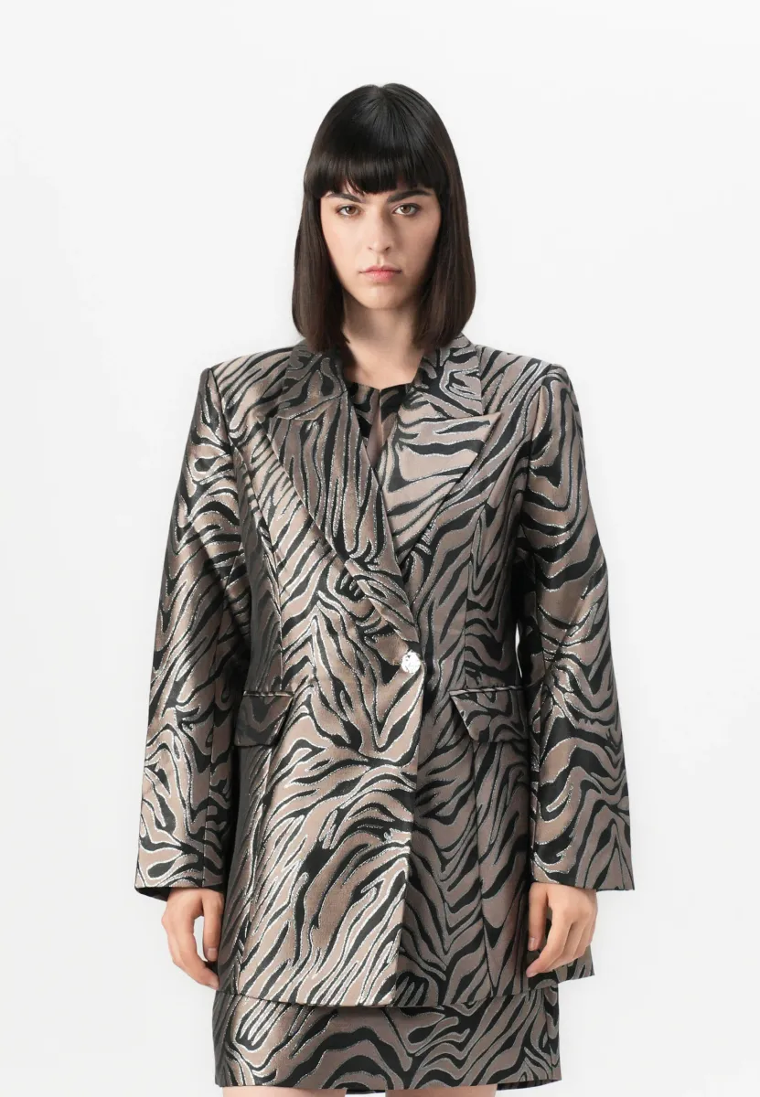 KOUSA WILLIA BLAZER - Blazer - black/white
