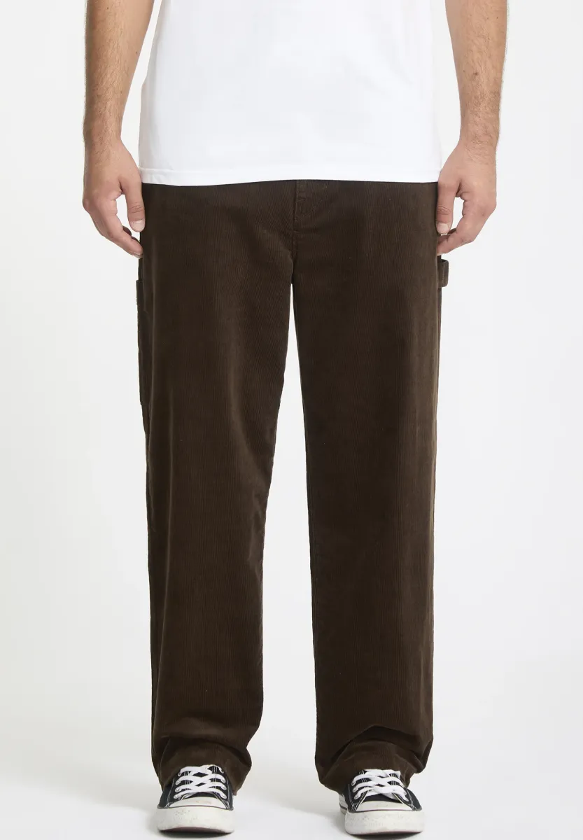 KRAFTSMAN CORD - Stoffhose - brown stone