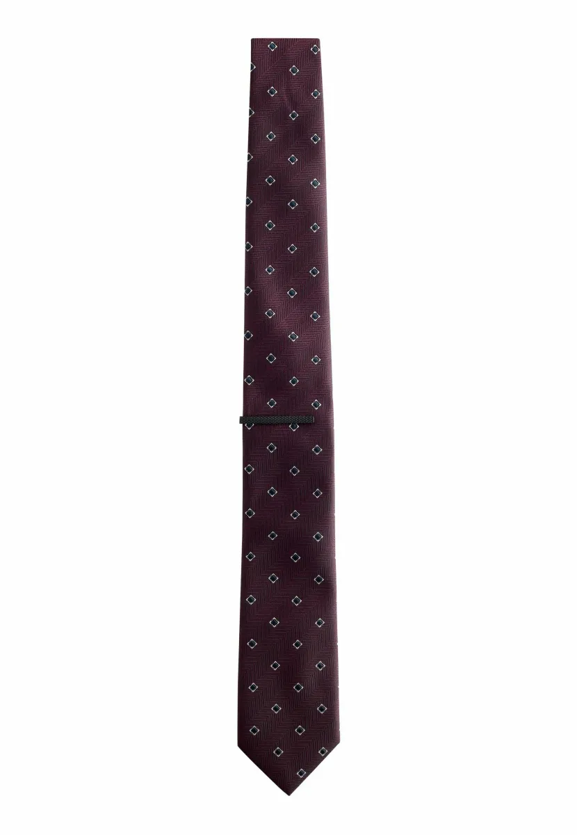 Krawatte - burgundy red
