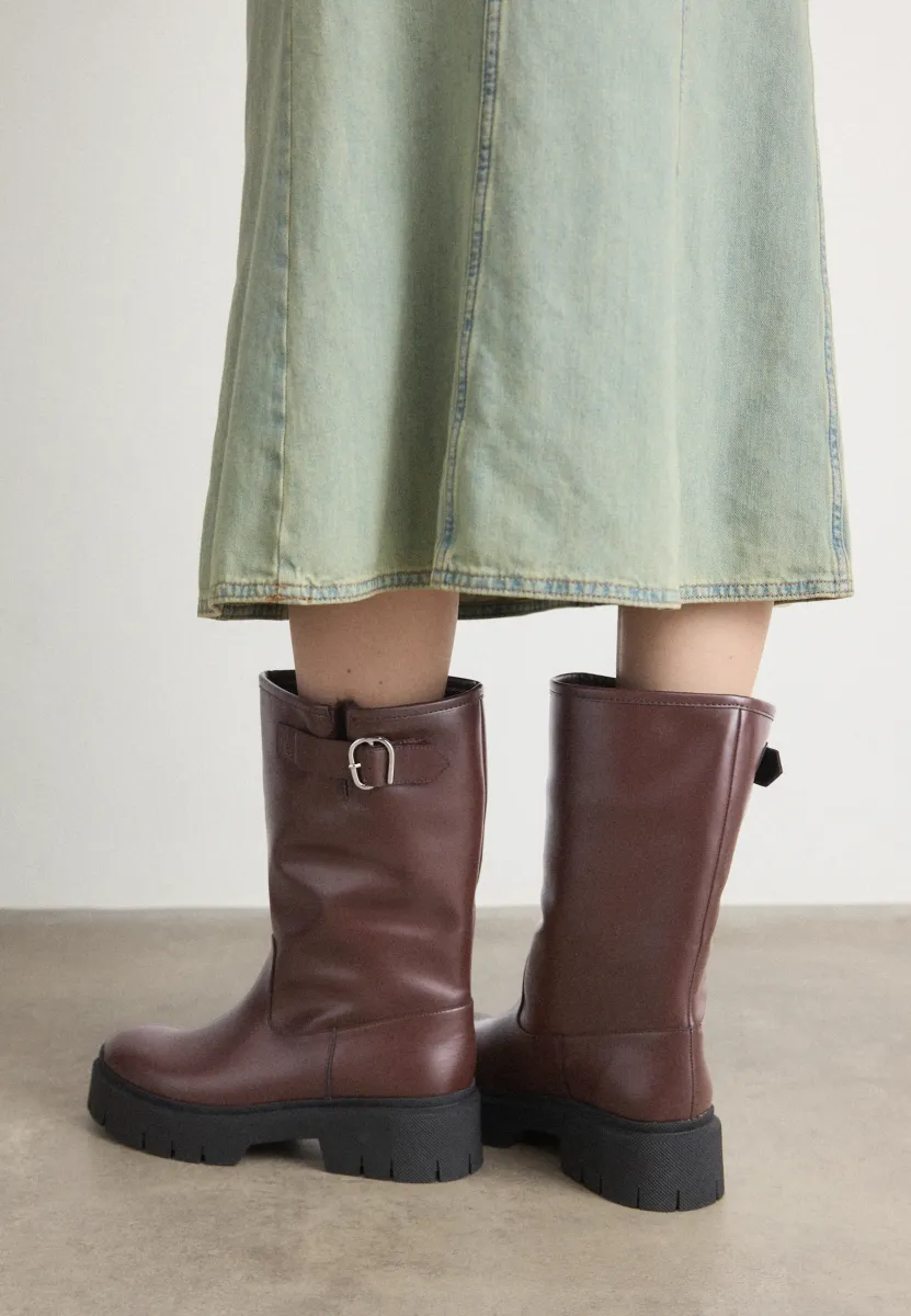 KRIS - Cowboy-/Bikerboot - dark brown