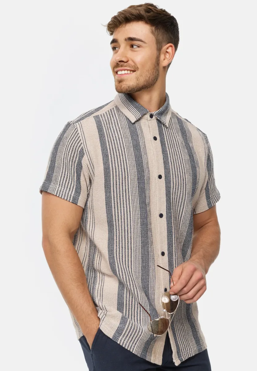 KURZARM COSBY - Hemd - beige