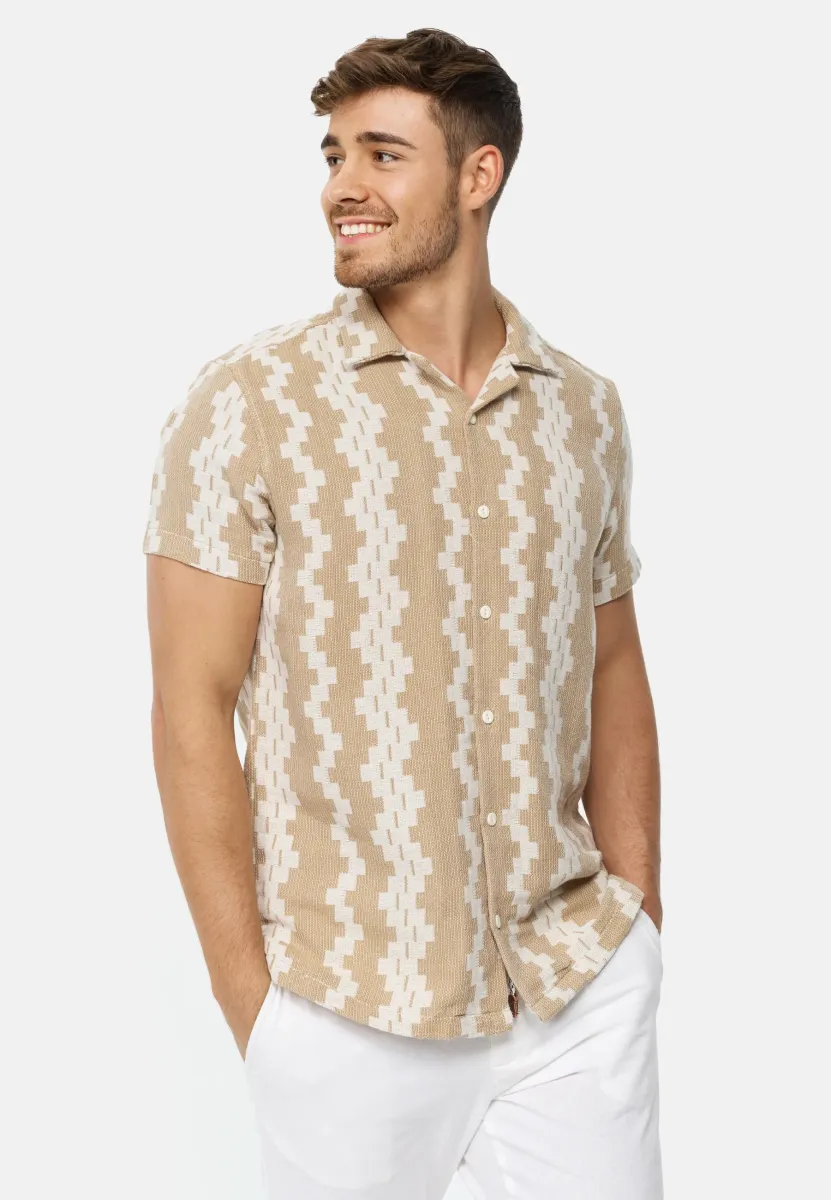 KURZARM COSBY - Hemd - white